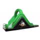 Green Color Large Inflatable Slide With Pool WSS-247 PVC Material CE Standard