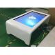 Topadkiosk interactive screen coffee table for conference or restaurant with infrared touch 30points build in with PC