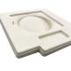 Compostable Bamboo Paper Tray Shockproof Staticproof For Cat Toy