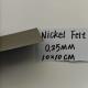 Square Circular Porous Nickel Paper Felt 0.2mm-1.0mm Fuel Cell Nickel Felt