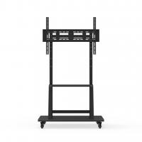 Multipurpose Smart Board Floor Stand , Rolling Mobile TV Stand With Wheels ODM