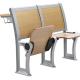 1.5mm Steel Back Plywood Wooden Folding Chairs With Drawer / School Classroom Furniture