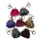 Handmade 6.5cm Mini Purse Keychain Debossed Logo For Promotional Gifts