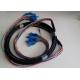 Outdoor Single mode / Multimode optical fiber patch cord with GYTA Fiber Cable