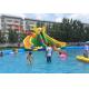 children large inflatable water pool with slide giant inflatable pool slide for adult