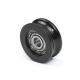 Black Roller Nylon Coated Bearings Durable Reliable For Industrial