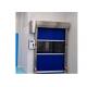 Remote Control Clean Room Air Shower Tunnel With Fast Speed PVC Rollers Door