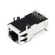 2250368-1 Tab Up 10G Base-T RJ45 MagJack Connector Single Port 4PPoE 60W With GY/GY Leds