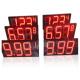 20 Inch Digital Gas Price Signs Led , Gas Price Led Sign Ultra Brightness