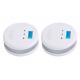 Replaceable Battery Operated Carbon Monoxide And Smoke Alarm With LCD Display