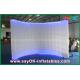 Advertising Booth Displays 3 X1.5 X 2m Custom Made Wedding Inflatable Photo Booth Frames Lighing Wall
