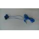 in ear high quality earphone with mic in blue color (MO-EM003)