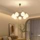 Modern White Gold Silver Metal Chandelier Home Foyer Restaurant Bedroom Ring Crown Chandelier(WH-MI-338)