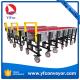 Expandable Gravity Plastic Skate Wheel Conveyors for warehouse/airport/dock
