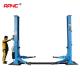 5.5T 11000 Lb 2 Post Car Lift 10 Ft Ceiling 240v Electrical Release Floorplate