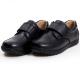 Leather Unisex School Shoes Black  Size 26-45 Flat Heel With Leather Lining