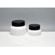 JG-X31, 15ml 50ml opal white glass skincare jars, glass primary cosmetic packaging for medical skincare