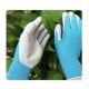 Men Cleaning And Gardening Polyester Knitting With Foam Latex Coated Hand Gloves