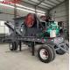 Gold Mining Diesel Engine Mobile Portable Jaw Crusher PE 600x900 Marble Stone Cracking Machine