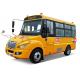 Child Primary School Bus 6m WEICHAI Diesel 120hp Standard ABS Yellow Shuttle Bus