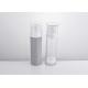 Transparent plastic airless pump bottle 120&150ml China manufacturers empty primary cosmetic&skincare packaging