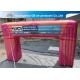 Customized Pink Square Inflatable Door Archway Make 0.6mm PVC Tarpaulin Airtight