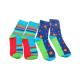 Soft Trendy Mens Socks Colorful Funky Cotton Fashion Patterned Socks Custom Make