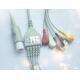 Hellige Eagle1000 One Piece ECG Cable 5 Leads Latex Free Medical Materials