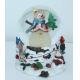 Personalized water globes of Christmas Nativity Decoration with snowman for kids
