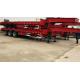 TITAN VEHICLE widely used 100 ton low flatbed semi trailer for sale