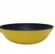 Premium 13Inch Cast Iron Skillet Chinese Wok With Tempered Glass Lid And Non Stick