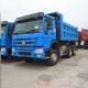 6x4 10 Wheeler Heavy Duty Dump Truck With ZF Steering And WD615 Engine