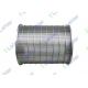 Cylindrical SS316L Pressure Screen Basket For Latex Filtration