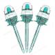 12mm Surgical Instruments Single-Use Optical Laparoscopia Trocars
