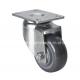 Edl Medium 3 130kg Plate Swivel PU Caster 5013-75 and Zinc Plated for Smooth Movement