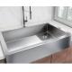 Single Apron Stainless Steel Kitchen Sink /  Vintage Bathroom Farmhouse Sink
