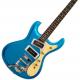Custom JR The Ventures Guitar Mosrite Model Metallic Electric Guitar in Blue