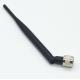 Durable 5DBi Black Color Rubber 3G Signal Antenna ROHS Approved