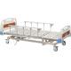 Aluminum Alloy Railing Electric Hospital Bed Remote Control With Wheels