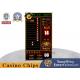 Casino Gambling Machine Baccarat Dragon Tiger Roulette Display Screen Of Poker Chips Games