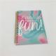 Custom Luxury Notebook Coil Notepad Custom Logo Journal / Diary / Agenda With Metal Ring Binding 130*180mm