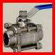 Forged Metal Seated Floating Ball Valve / Flanged Type Wafer Ball Valve