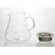 27oz Standard Clear Antique Glass Coffee Pots With Handle For Hand Drip Coffee