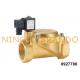 0927700 2'' 2/2 Way NC Brass Solenoid Valve For Water Air Gas 24V 110V 220V