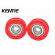 626ZZ 6x26x8mm Red U Shape SS Ball Bearing Pulley For Window Guide Rail