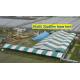 10*65M 25*60M White and Green Customized Color Clear Span Tent PVC Roof Cover