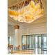 Luxury Golden And Transparent Large Rectangular Crystal Chandelier Made-To-Order