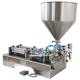 Automatic Single One Head Rotor Lobe Pump Liquid Sauce Food Thick Paste Filling Machine