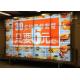 46 Inch Large Format Indoor Usage Led Video Screenl In Airport Station With 5.5mm Bezel