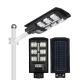 100w all in one solar led street light waterproof IP65 ABS  integrated led all in one solar street light outdoor